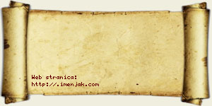 Andjelina Rakočević vizit kartica